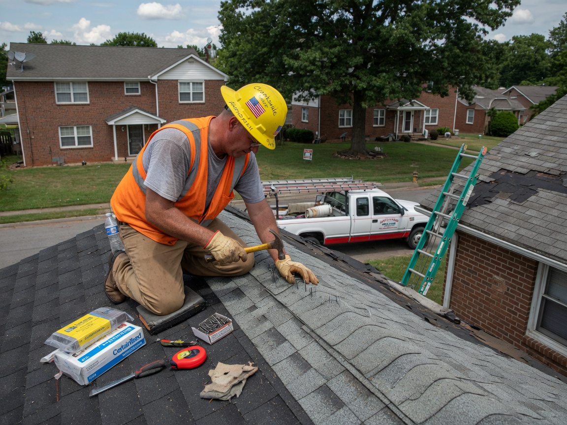 Roofing work by Clarksville Skylight Experts in Clarksville, TN