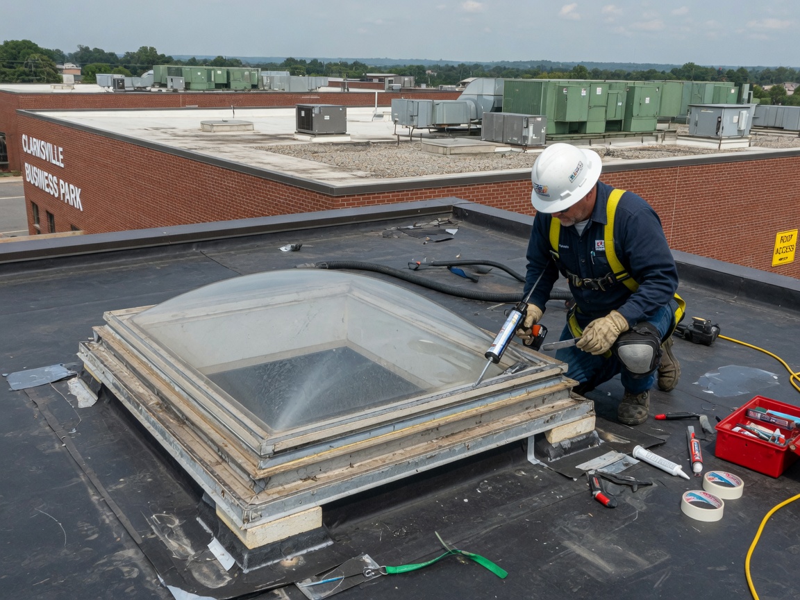 Commercial Skylight Repair in Clarksville