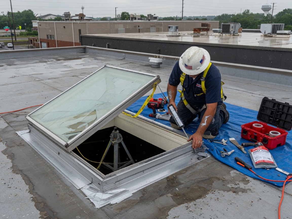 Emergency Skylight Repair in Clarksville